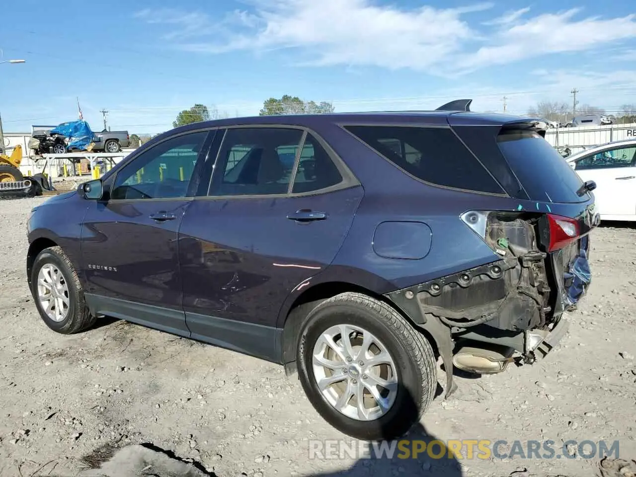 2 fotografías del automóvil dañado 3GNAXHEV0KS523668 CHEVROLET EQUINOX 2019