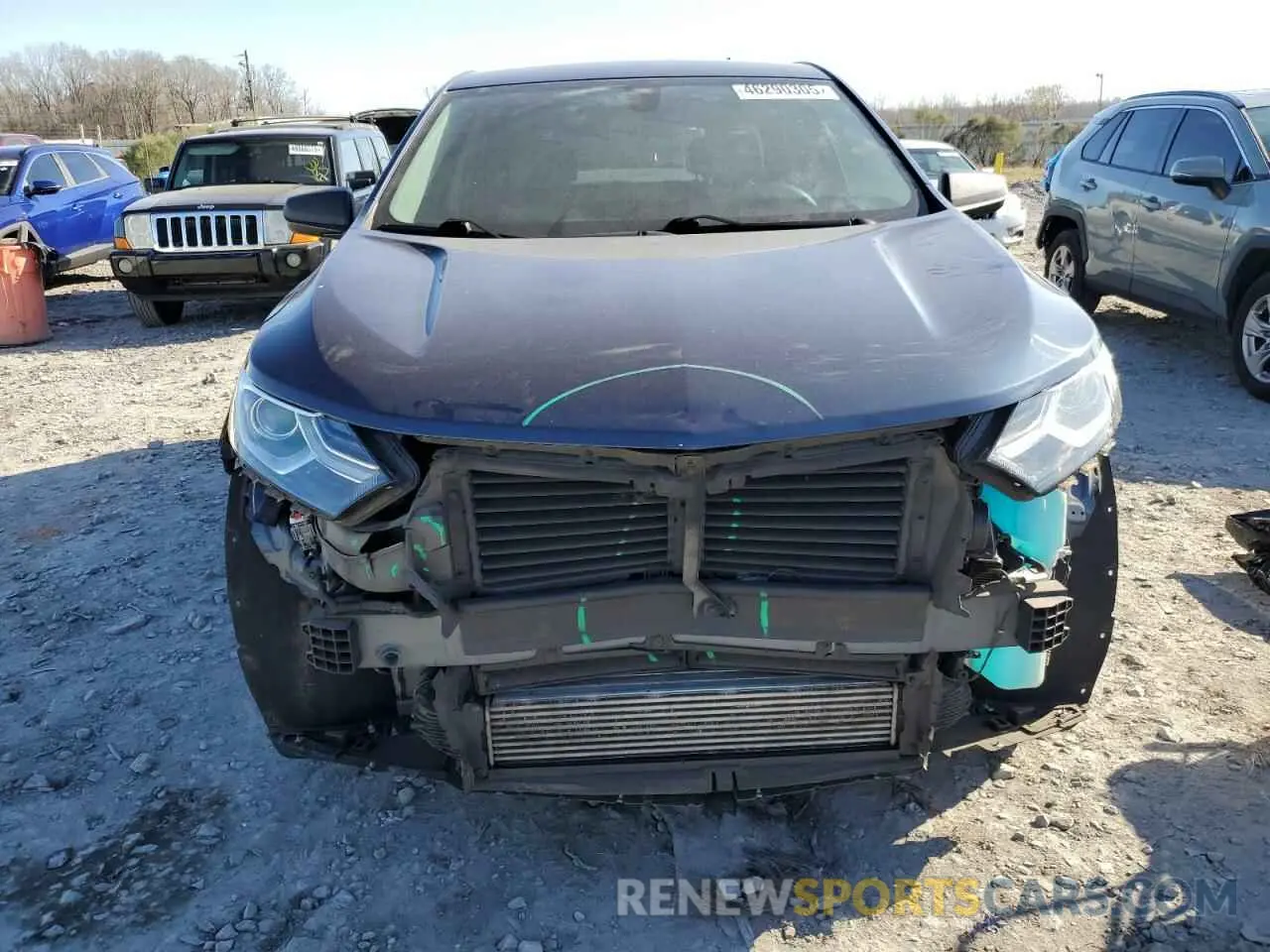 5 fotografías del automóvil dañado 3GNAXHEV0KS523668 CHEVROLET EQUINOX 2019