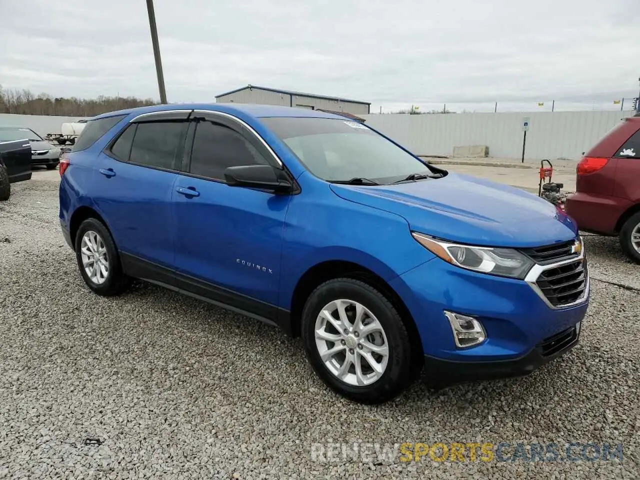 4 fotografías del automóvil dañado 3GNAXHEV0KS570022 CHEVROLET EQUINOX 2019