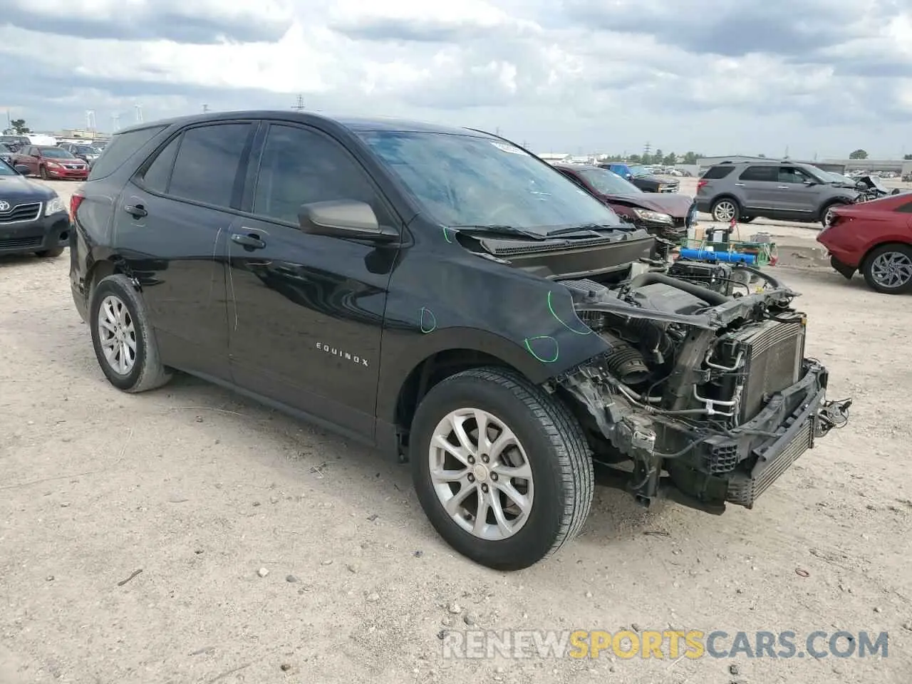 4 fotografías del automóvil dañado 3GNAXHEV1KL309492 CHEVROLET EQUINOX 2019