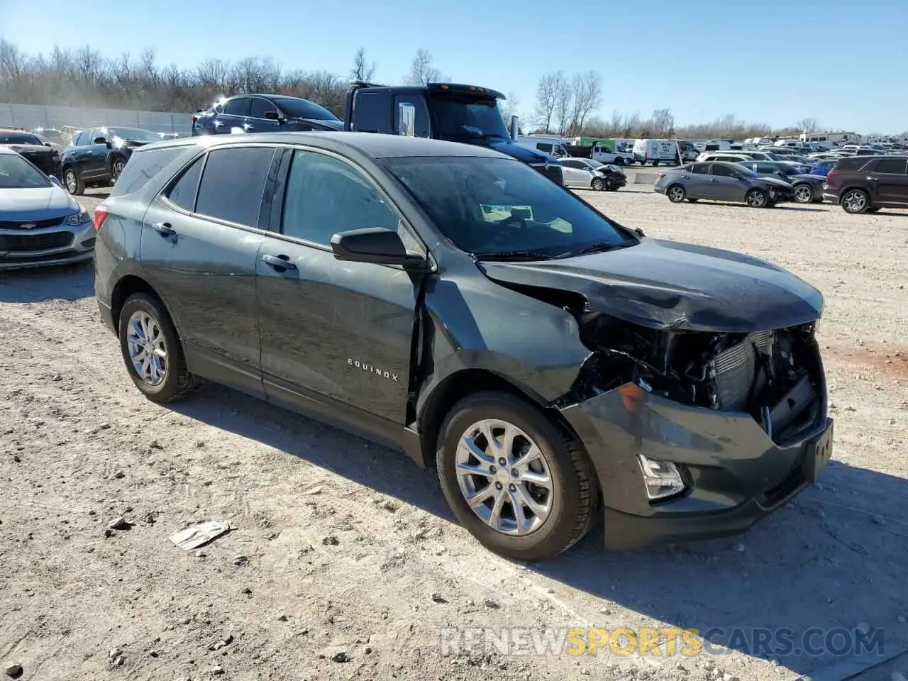4 fotografías del automóvil dañado 3GNAXHEV1KS605439 CHEVROLET EQUINOX 2019