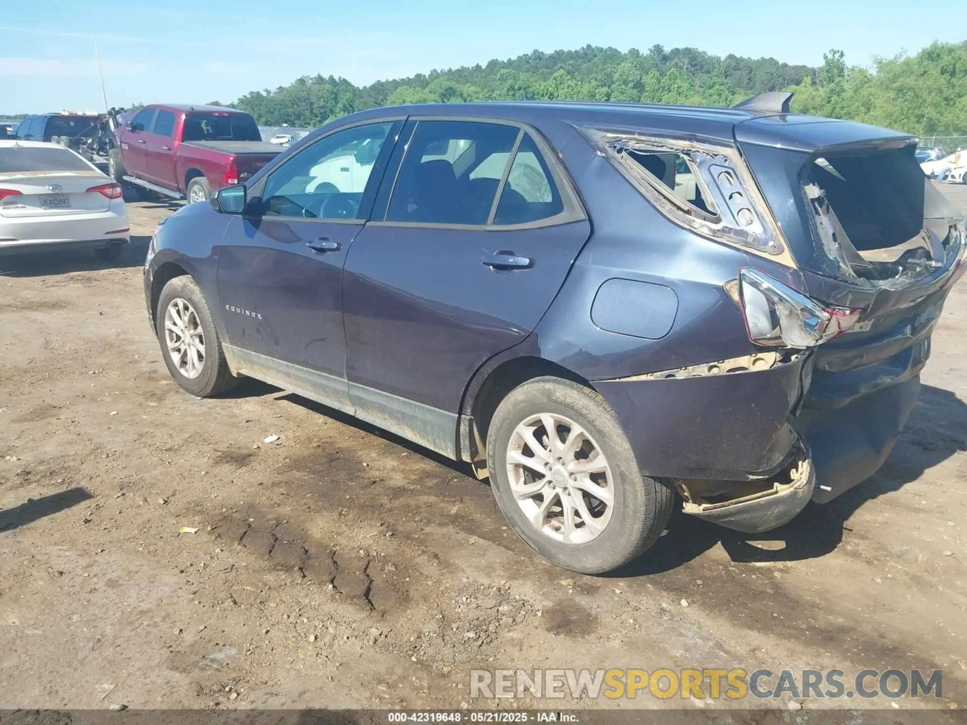 3 fotografías del automóvil dañado 3GNAXHEV2KL190528 CHEVROLET EQUINOX 2019