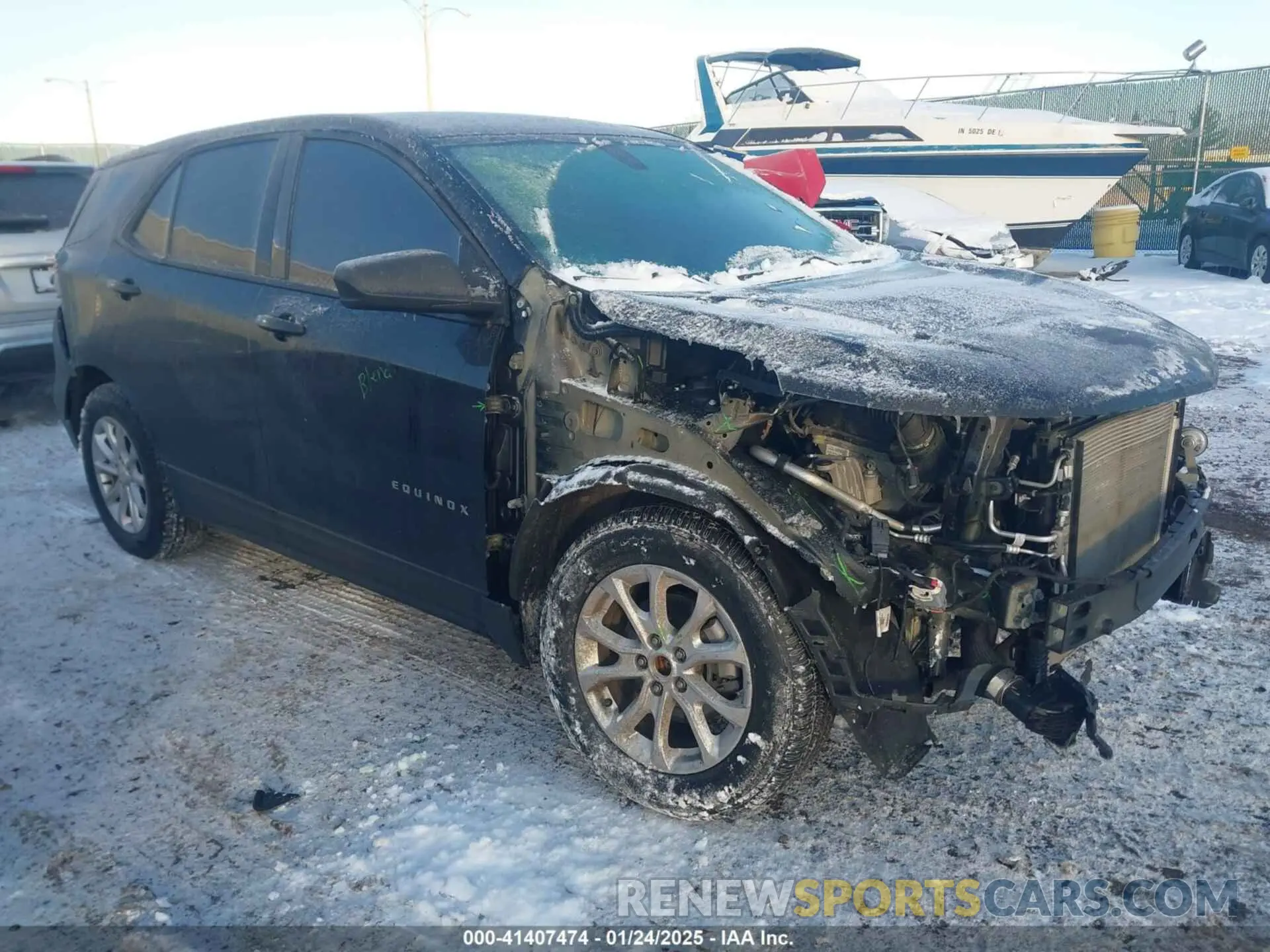 1 fotografías del automóvil dañado 3GNAXHEV2KL223849 CHEVROLET EQUINOX 2019