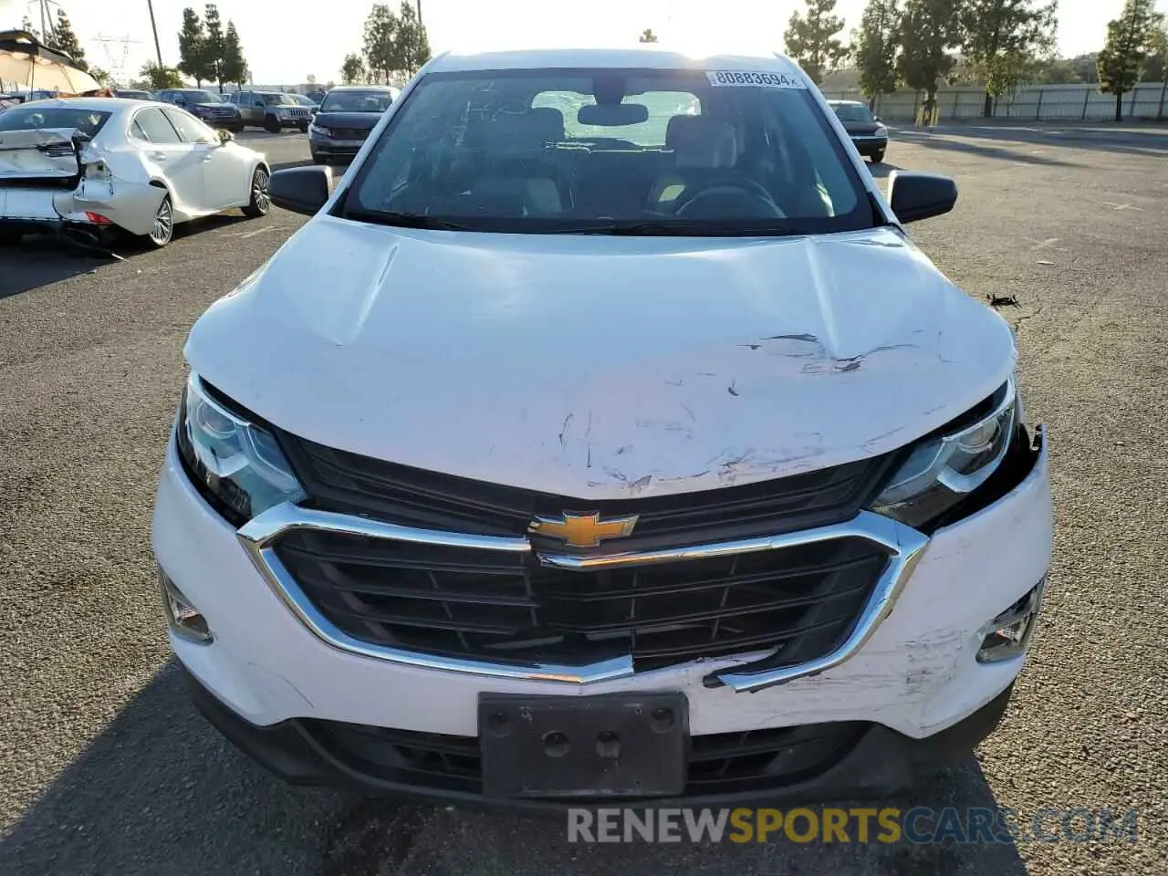 5 fotografías del automóvil dañado 3GNAXHEV3KS563226 CHEVROLET EQUINOX 2019
