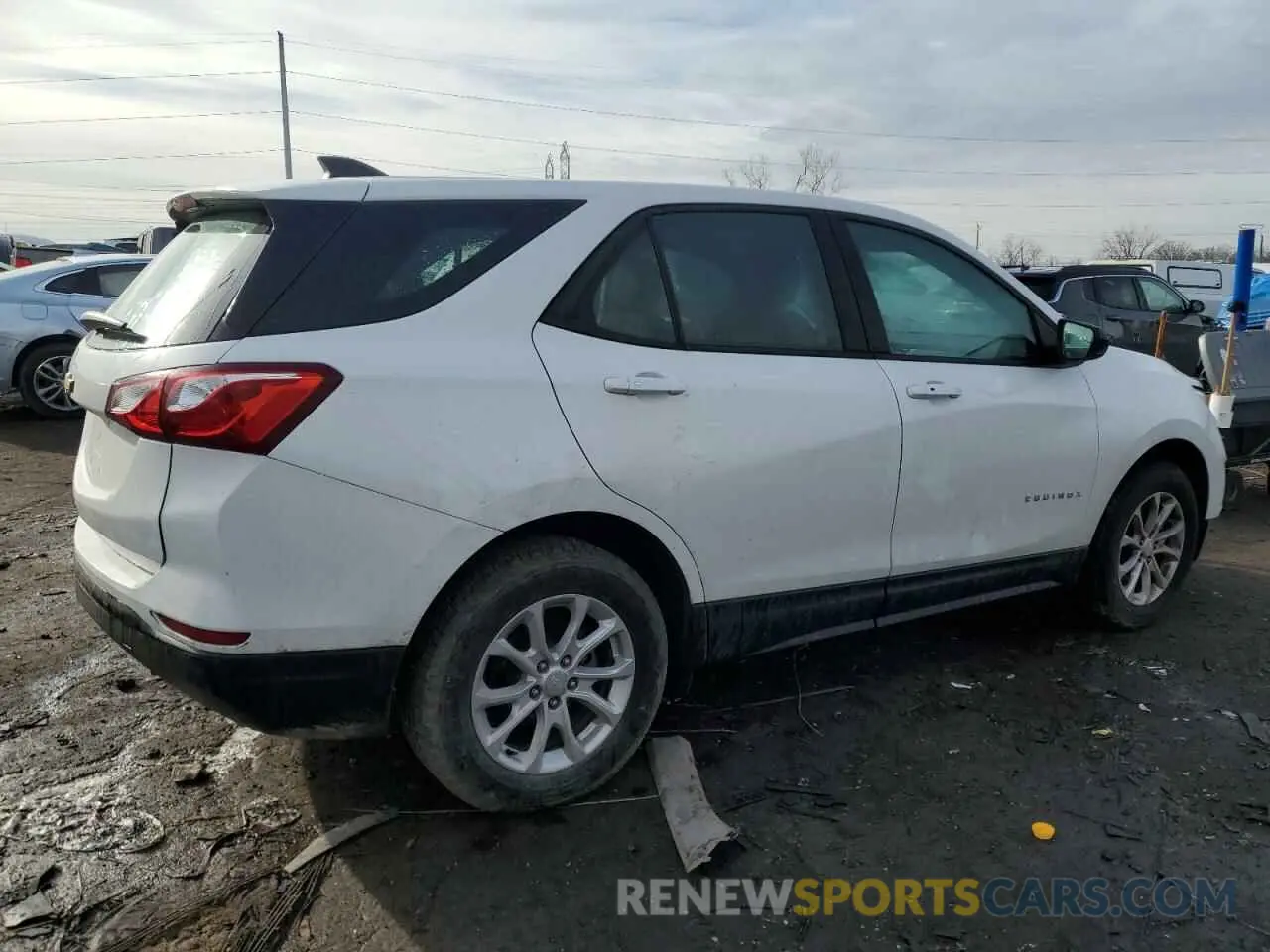 3 fotografías del automóvil dañado 3GNAXHEV3KS606558 CHEVROLET EQUINOX 2019