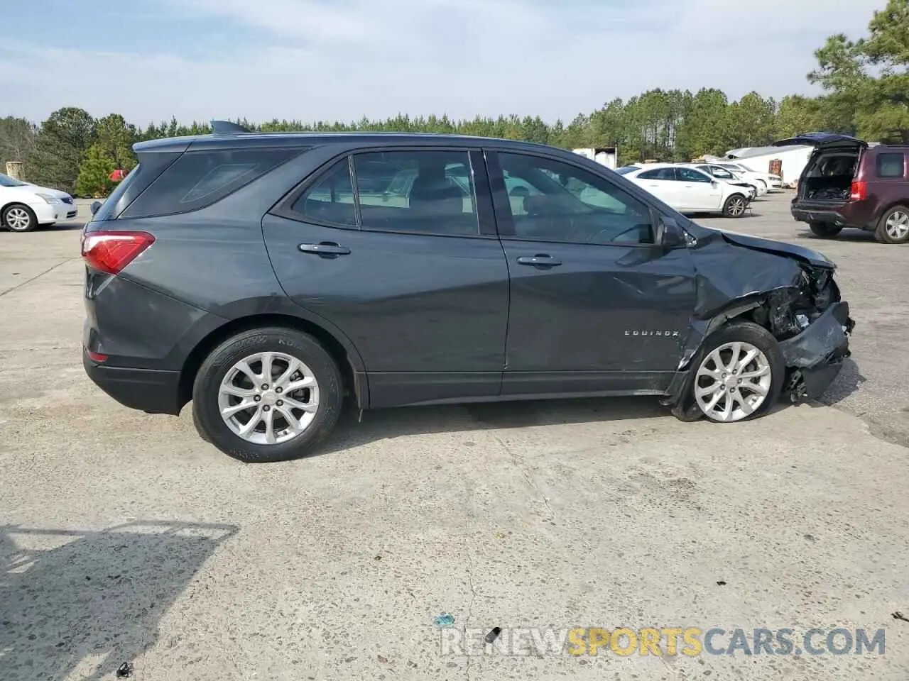 3 fotografías del automóvil dañado 3GNAXHEV3KS645926 CHEVROLET EQUINOX 2019