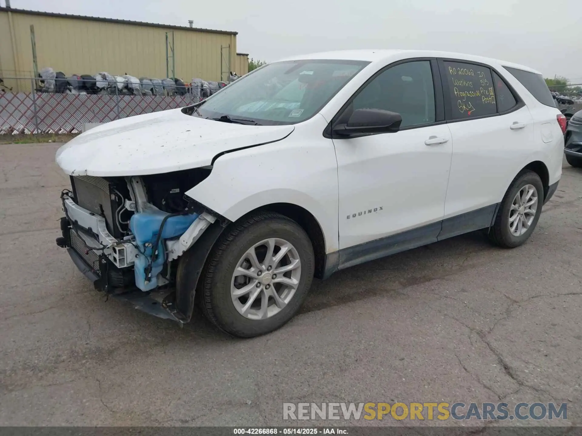 2 fotografías del automóvil dañado 3GNAXHEV4KS530347 CHEVROLET EQUINOX 2019