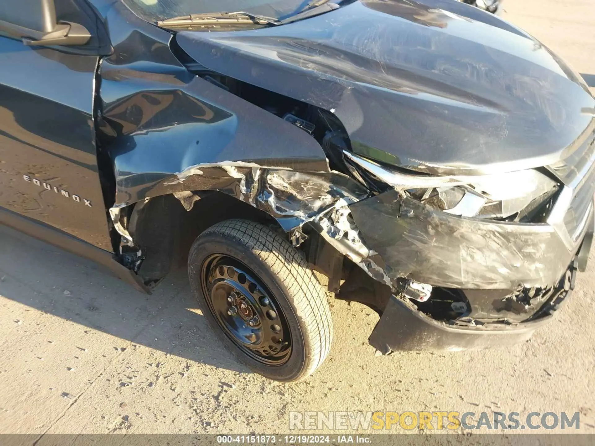 6 fotografías del automóvil dañado 3GNAXHEV4KS548377 CHEVROLET EQUINOX 2019