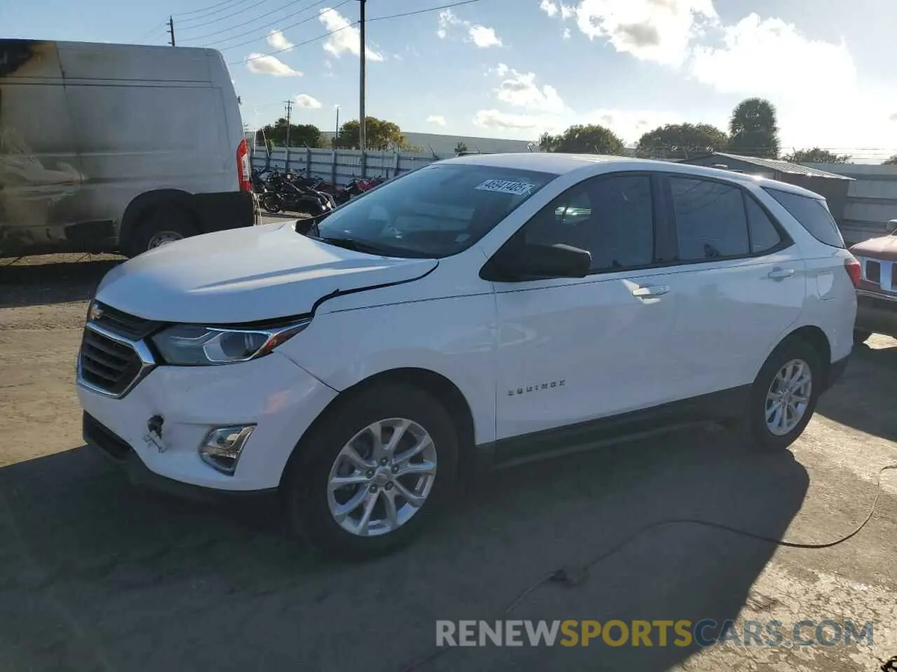 1 fotografías del automóvil dañado 3GNAXHEV4KS650326 CHEVROLET EQUINOX 2019