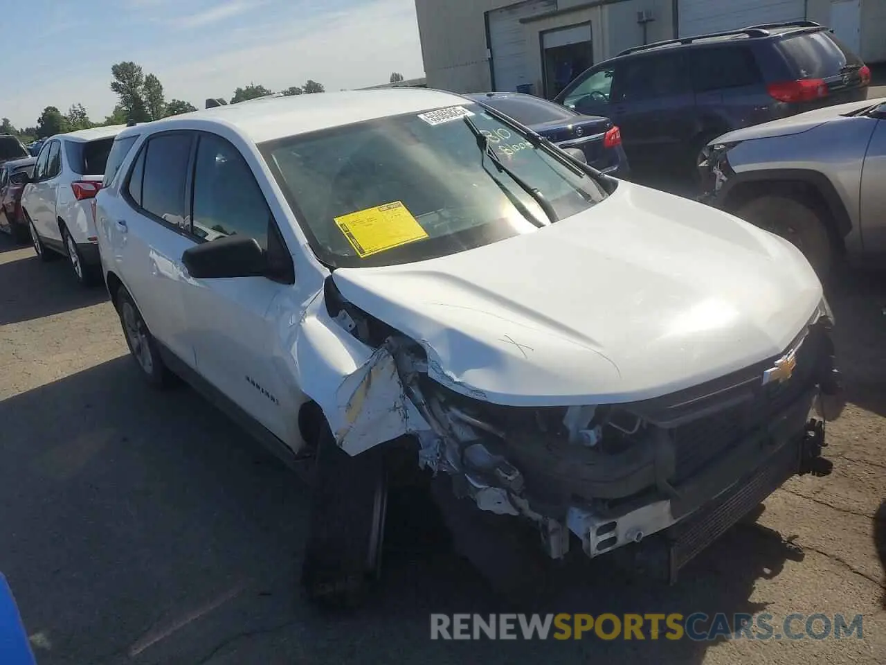 4 fotografías del automóvil dañado 3GNAXHEV5KS574258 CHEVROLET EQUINOX 2019