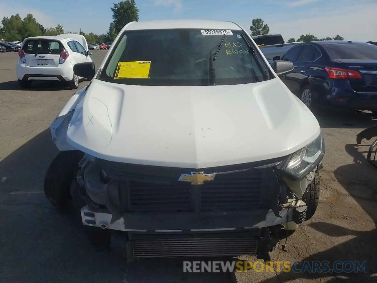 5 fotografías del automóvil dañado 3GNAXHEV5KS574258 CHEVROLET EQUINOX 2019