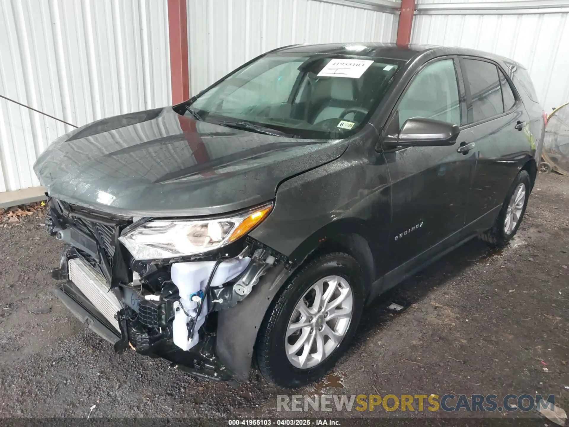 2 fotografías del automóvil dañado 3GNAXHEV6KL125584 CHEVROLET EQUINOX 2019