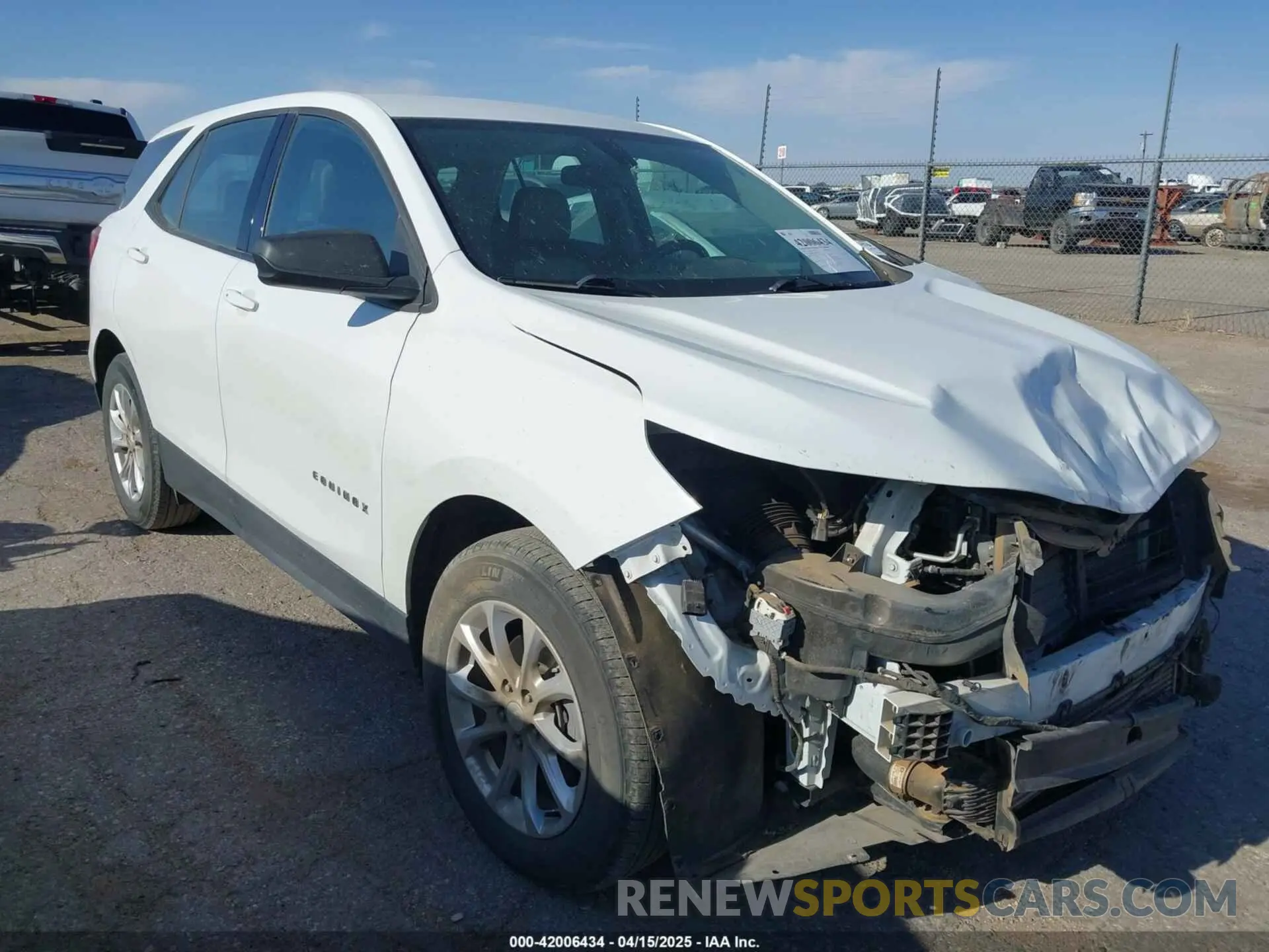 1 fotografías del automóvil dañado 3GNAXHEV6KS676068 CHEVROLET EQUINOX 2019
