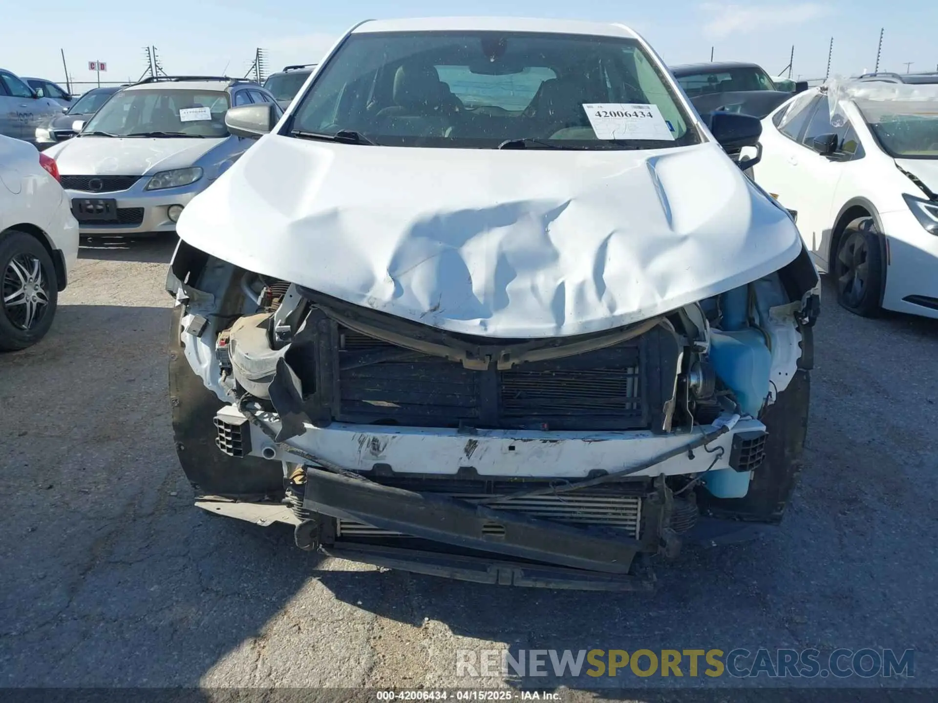 6 fotografías del automóvil dañado 3GNAXHEV6KS676068 CHEVROLET EQUINOX 2019