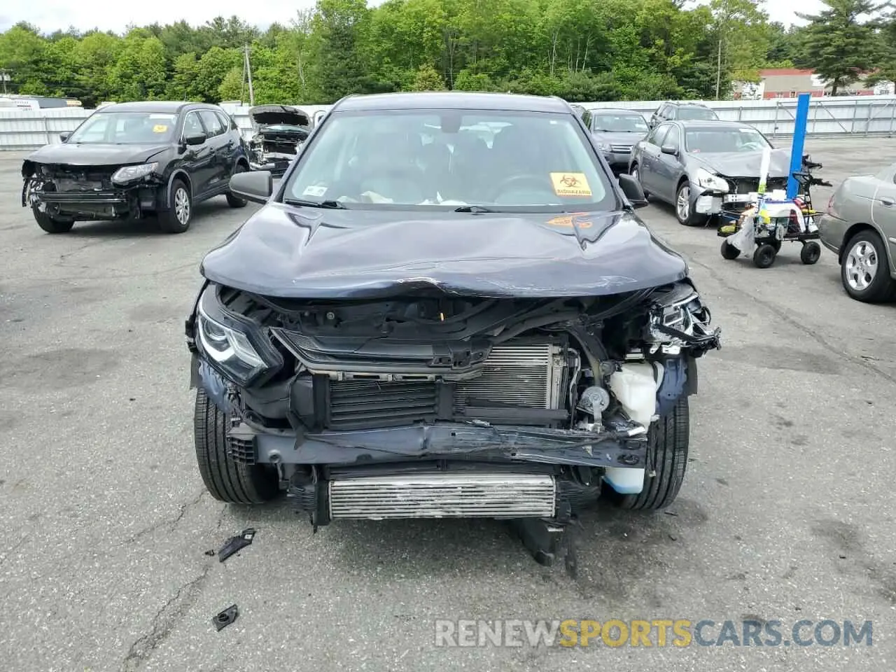 5 fotografías del automóvil dañado 3GNAXHEV7KL310226 CHEVROLET EQUINOX 2019