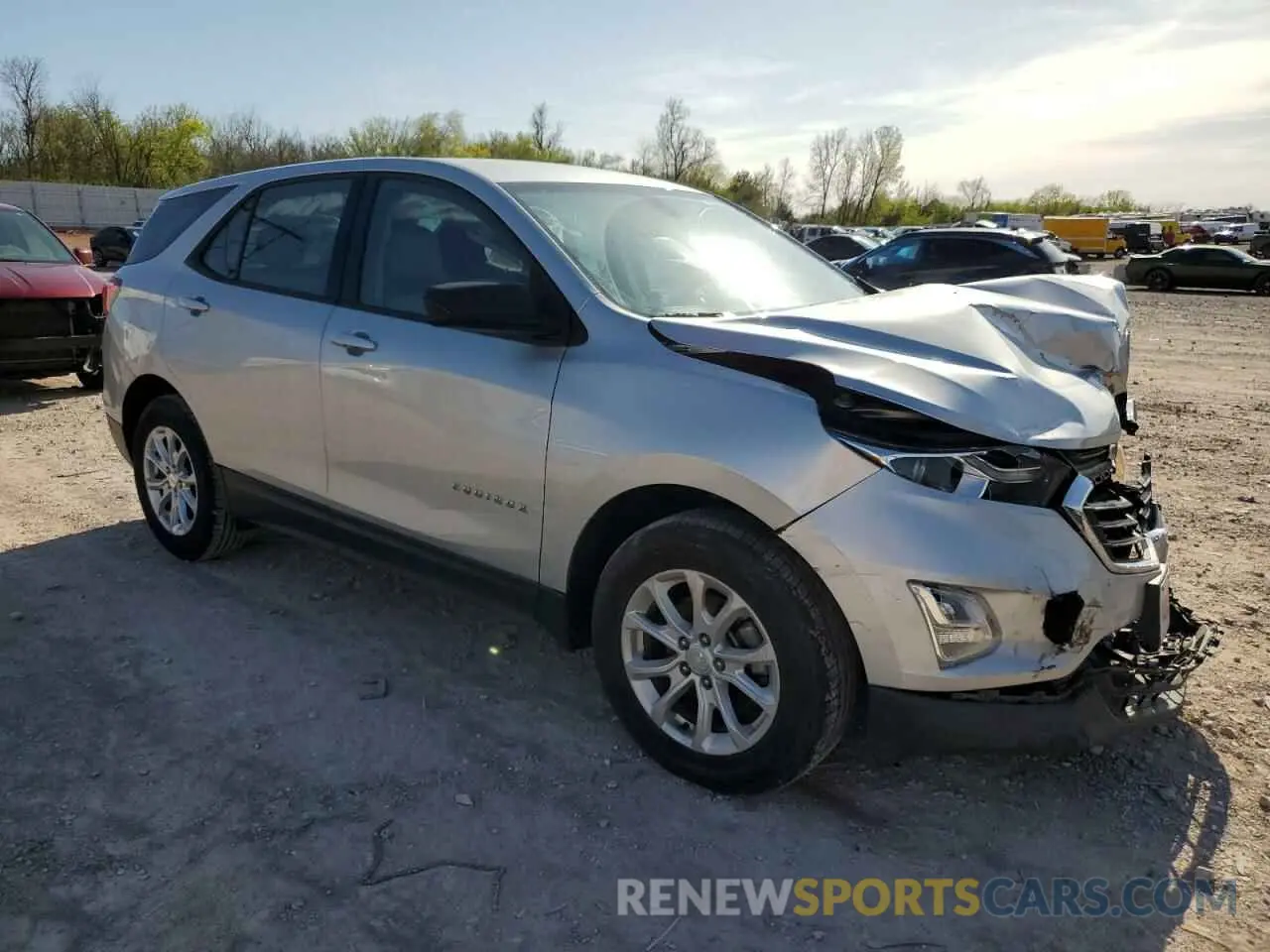 4 fotografías del automóvil dañado 3GNAXHEV7KS507208 CHEVROLET EQUINOX 2019