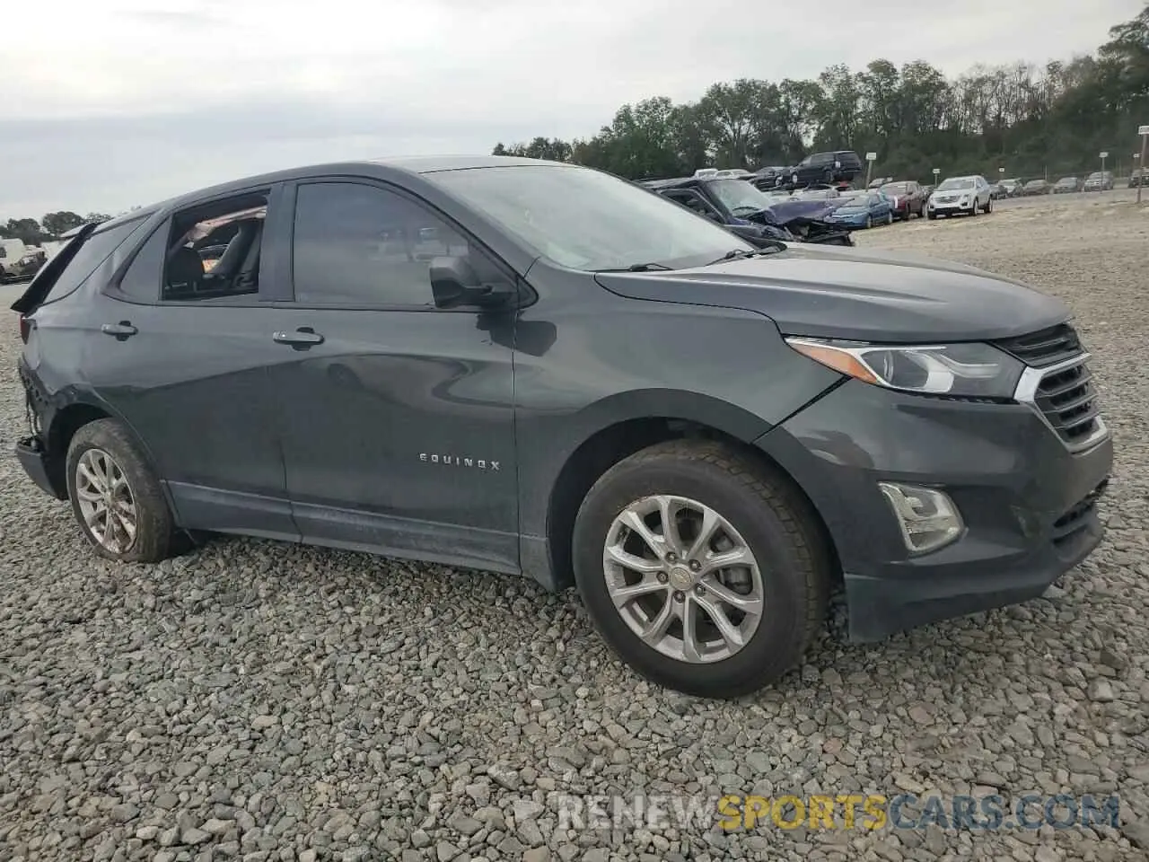 4 fotografías del automóvil dañado 3GNAXHEV7KS559244 CHEVROLET EQUINOX 2019