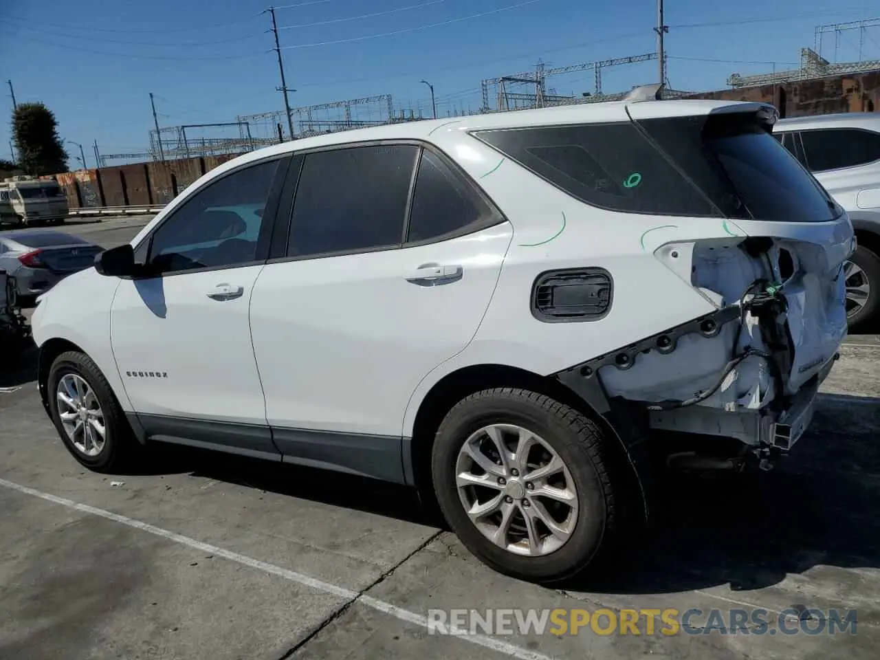 2 fotografías del automóvil dañado 3GNAXHEV7KS655617 CHEVROLET EQUINOX 2019