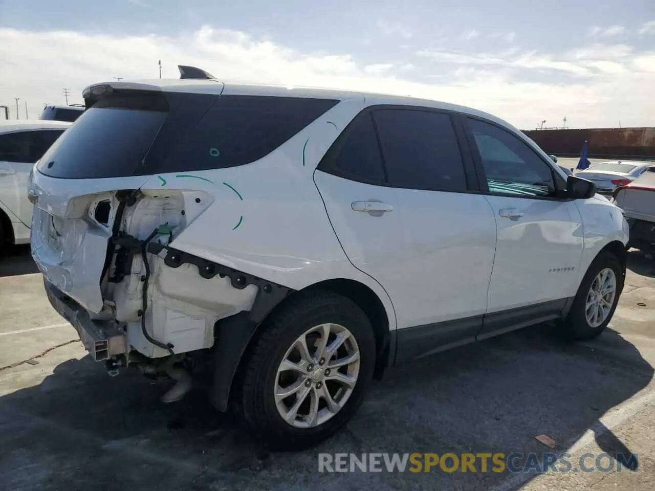 3 fotografías del automóvil dañado 3GNAXHEV7KS655617 CHEVROLET EQUINOX 2019