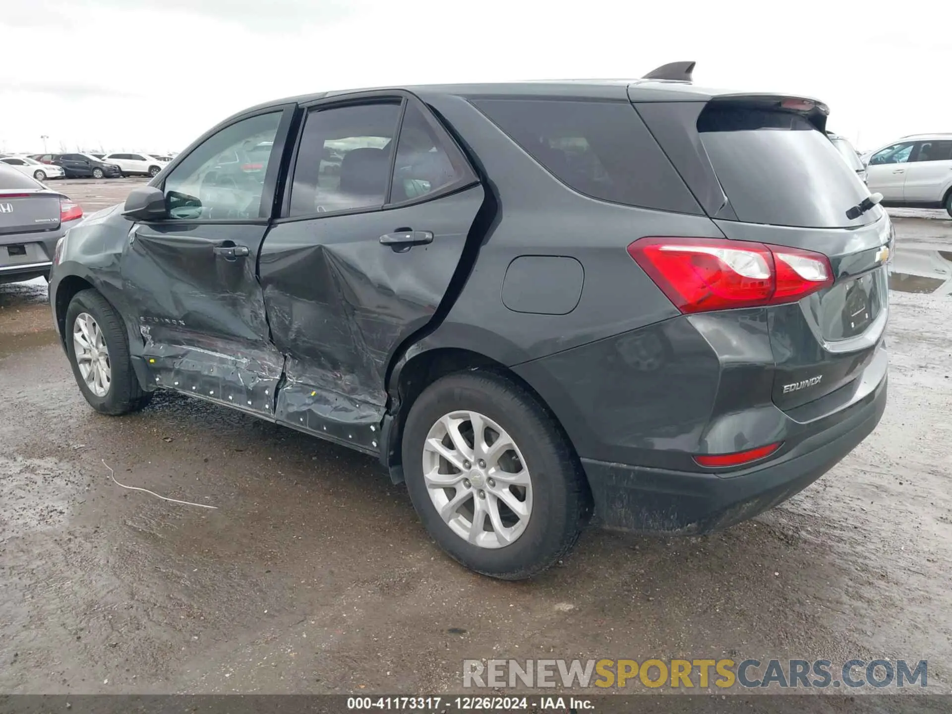 3 fotografías del automóvil dañado 3GNAXHEV8KS564288 CHEVROLET EQUINOX 2019