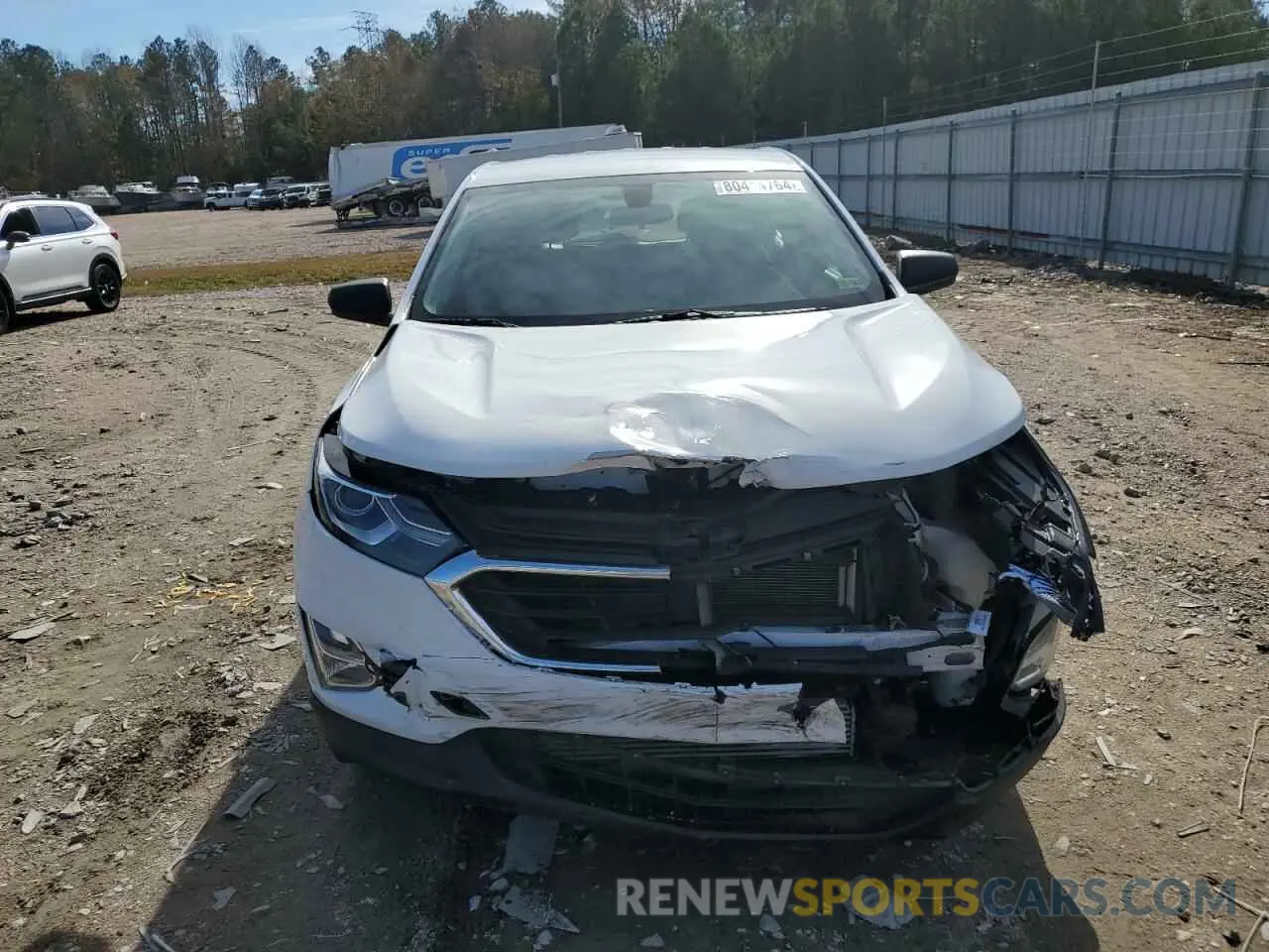 5 fotografías del automóvil dañado 3GNAXHEV8KS600898 CHEVROLET EQUINOX 2019