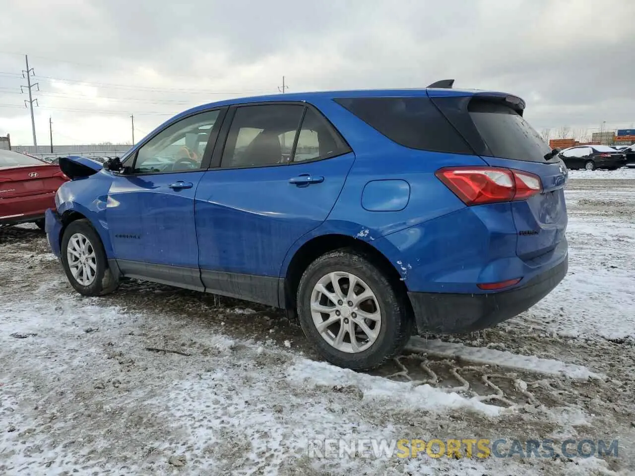 2 fotografías del automóvil dañado 3GNAXHEV8KS616261 CHEVROLET EQUINOX 2019