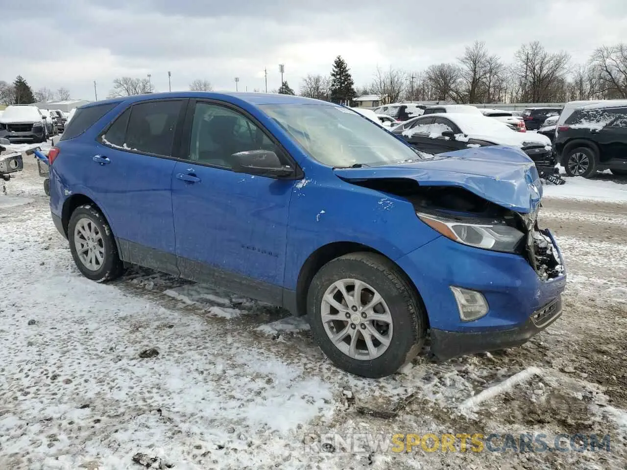 4 fotografías del automóvil dañado 3GNAXHEV8KS616261 CHEVROLET EQUINOX 2019