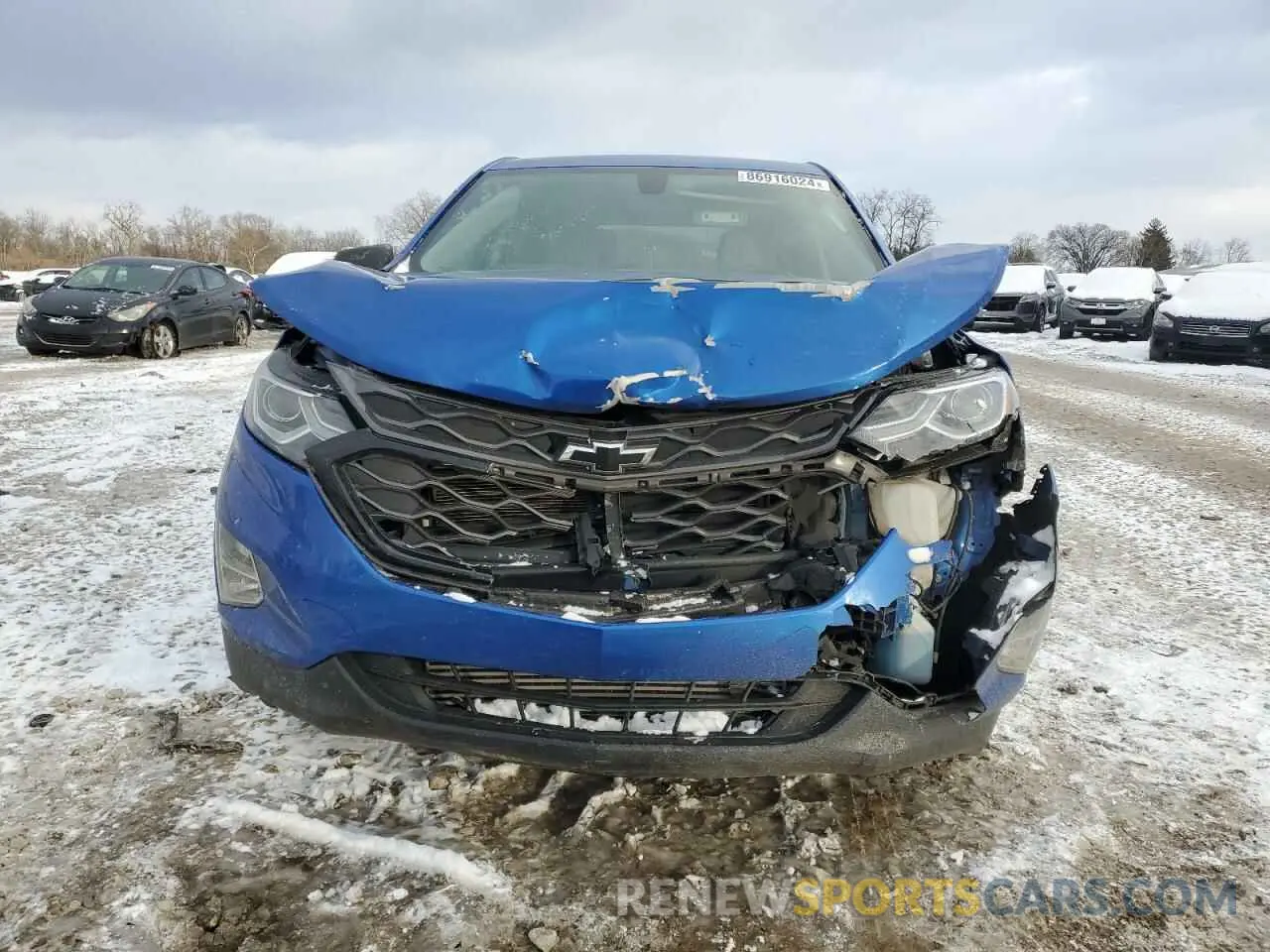 5 fotografías del automóvil dañado 3GNAXHEV8KS616261 CHEVROLET EQUINOX 2019