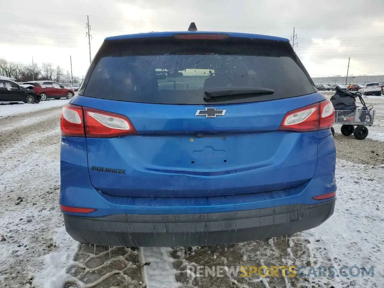 6 fotografías del automóvil dañado 3GNAXHEV8KS616261 CHEVROLET EQUINOX 2019