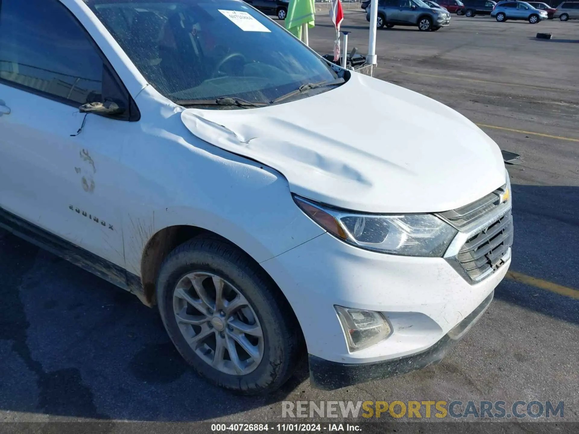 6 fotografías del automóvil dañado 3GNAXHEV8KS662785 CHEVROLET EQUINOX 2019