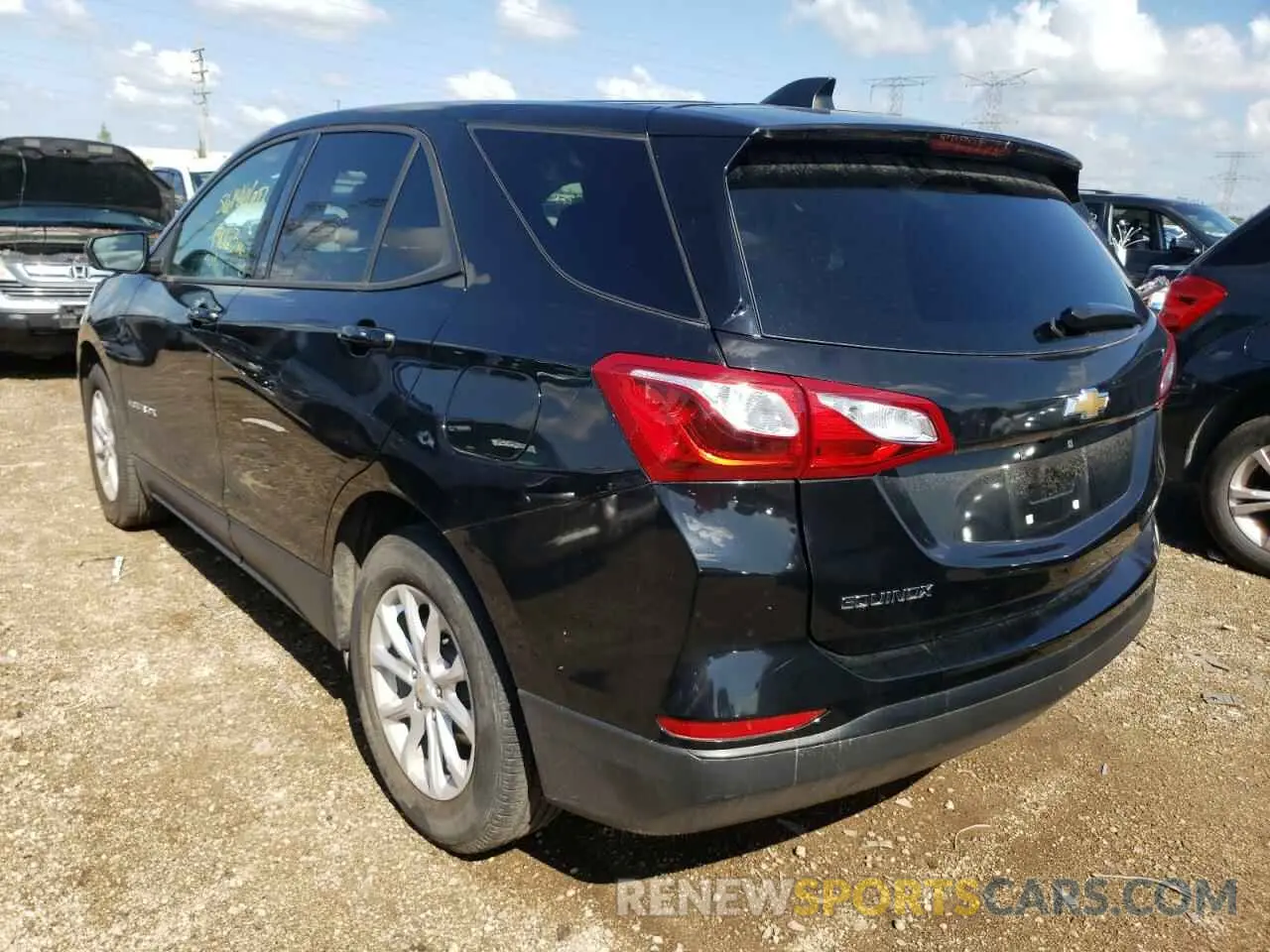 3 fotografías del automóvil dañado 3GNAXHEVXKL201100 CHEVROLET EQUINOX 2019