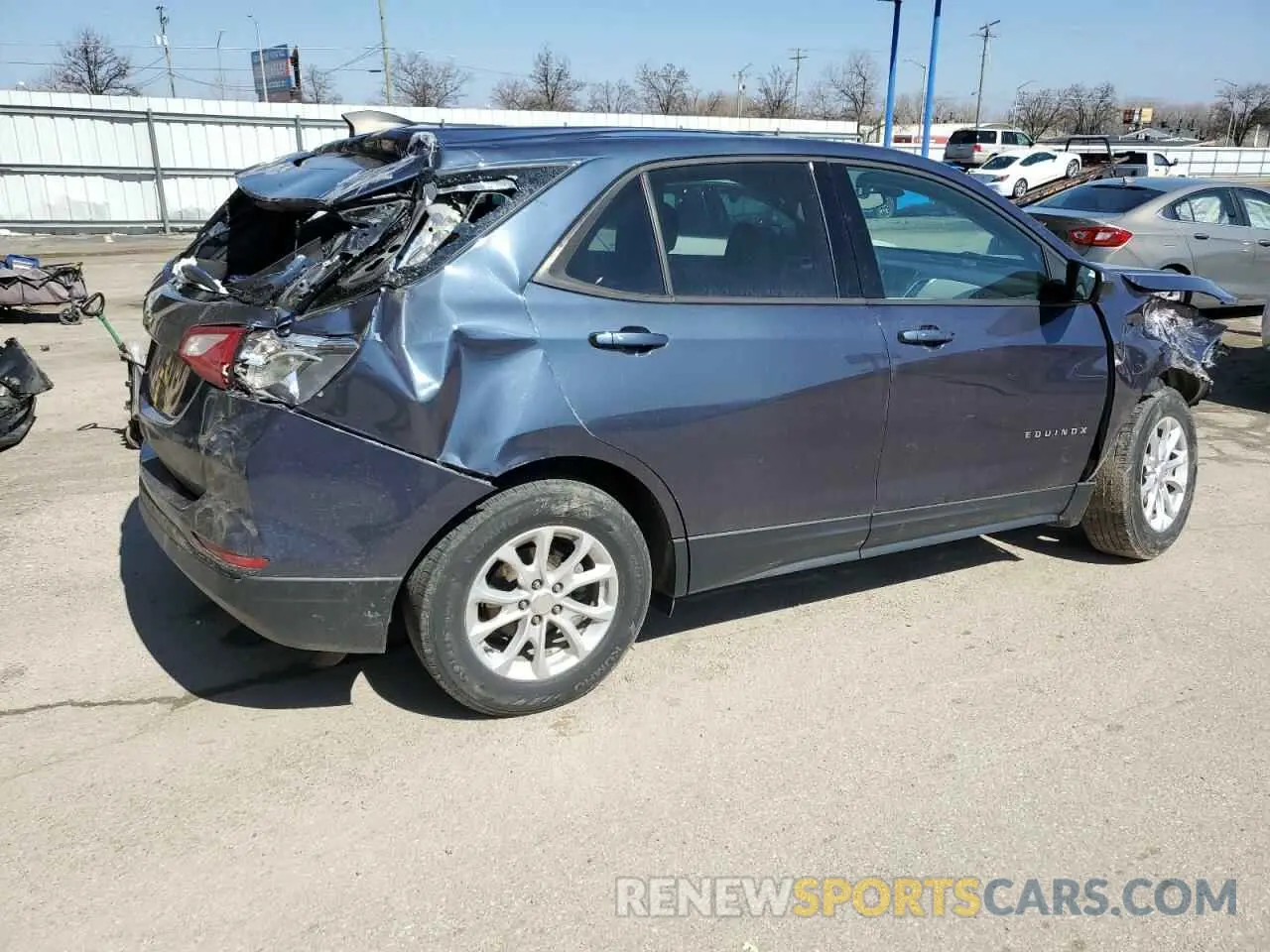 3 fotografías del automóvil dañado 3GNAXHEVXKL314772 CHEVROLET EQUINOX 2019