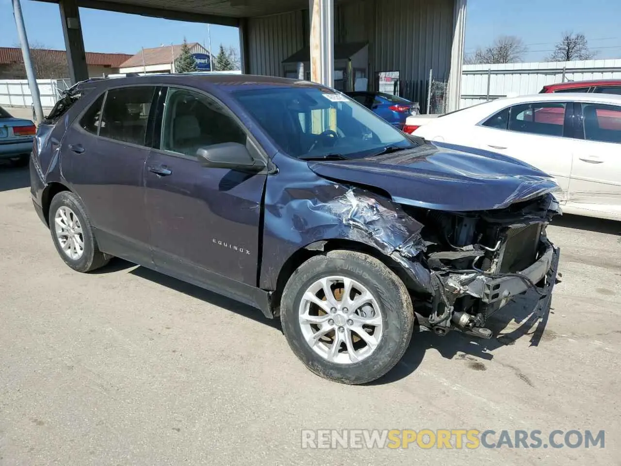 4 fotografías del automóvil dañado 3GNAXHEVXKL314772 CHEVROLET EQUINOX 2019