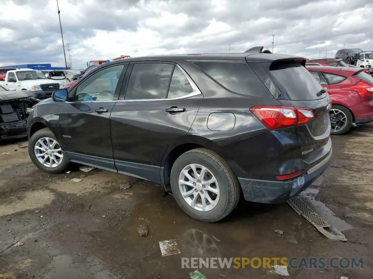 2 fotografías del automóvil dañado 3GNAXJEV0KL312438 CHEVROLET EQUINOX 2019