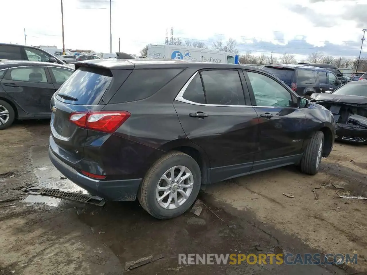 3 fotografías del automóvil dañado 3GNAXJEV0KL312438 CHEVROLET EQUINOX 2019