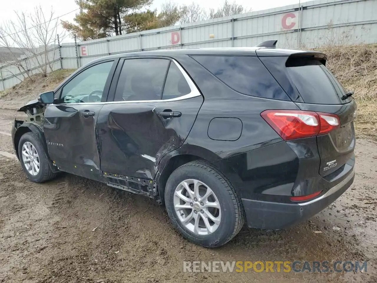 2 fotografías del automóvil dañado 3GNAXJEV0KL323309 CHEVROLET EQUINOX 2019
