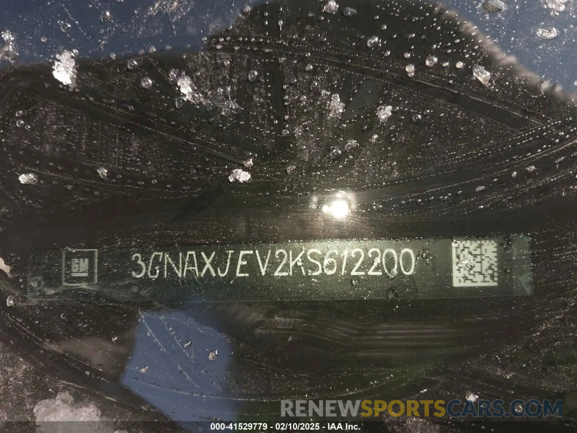 9 fotografías del automóvil dañado 3GNAXJEV2KS612200 CHEVROLET EQUINOX 2019