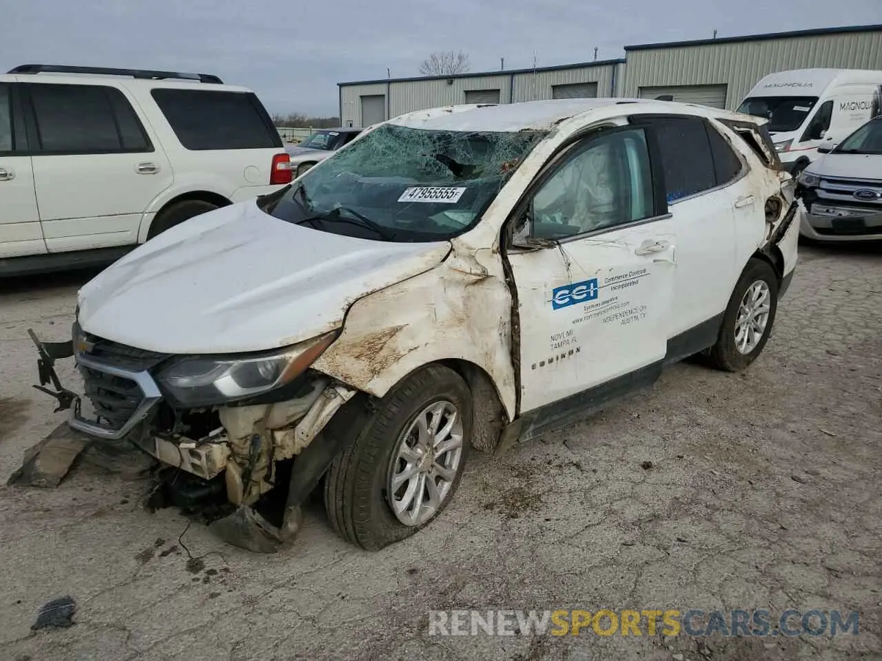 1 fotografías del automóvil dañado 3GNAXJEV7KS638369 CHEVROLET EQUINOX 2019