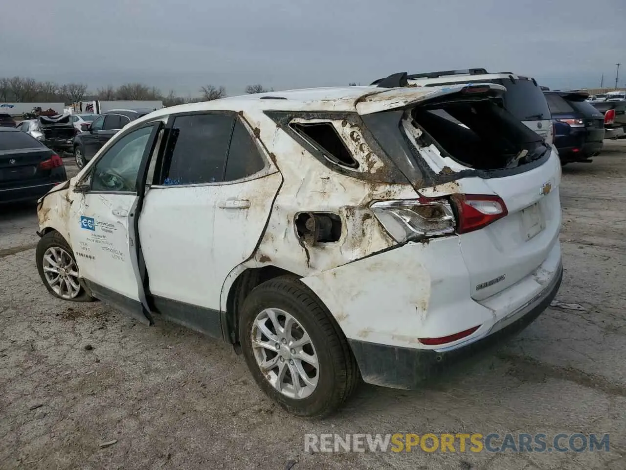 2 fotografías del automóvil dañado 3GNAXJEV7KS638369 CHEVROLET EQUINOX 2019