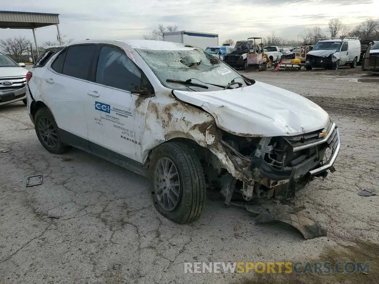 4 fotografías del automóvil dañado 3GNAXJEV7KS638369 CHEVROLET EQUINOX 2019