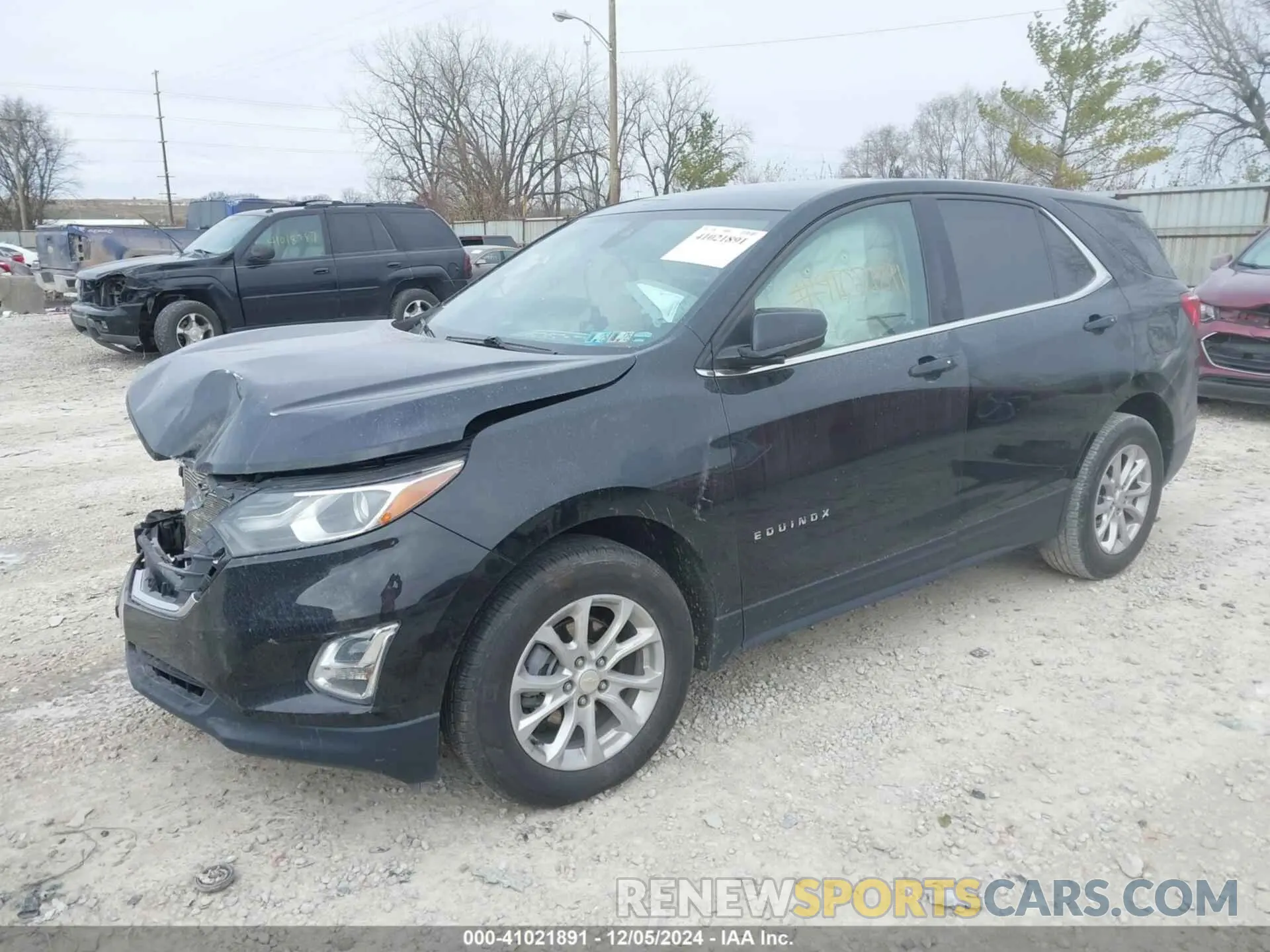 2 fotografías del automóvil dañado 3GNAXJEV8KL360401 CHEVROLET EQUINOX 2019