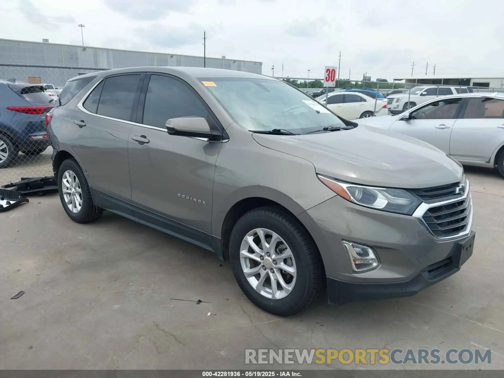 1 fotografías del automóvil dañado 3GNAXKEV0KS574469 CHEVROLET EQUINOX 2019