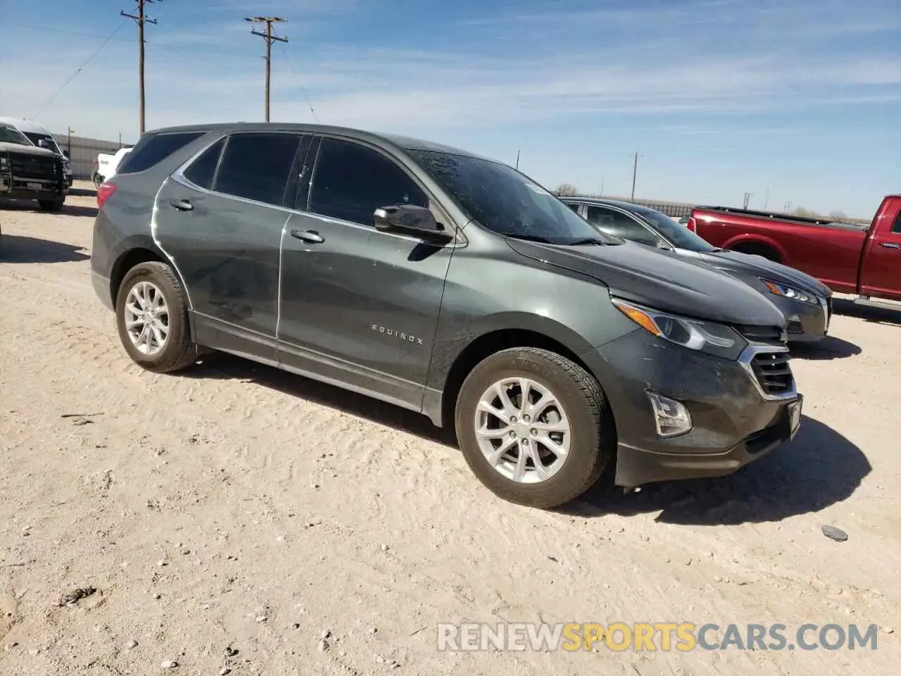 4 fotografías del automóvil dañado 3GNAXKEV0KS608040 CHEVROLET EQUINOX 2019
