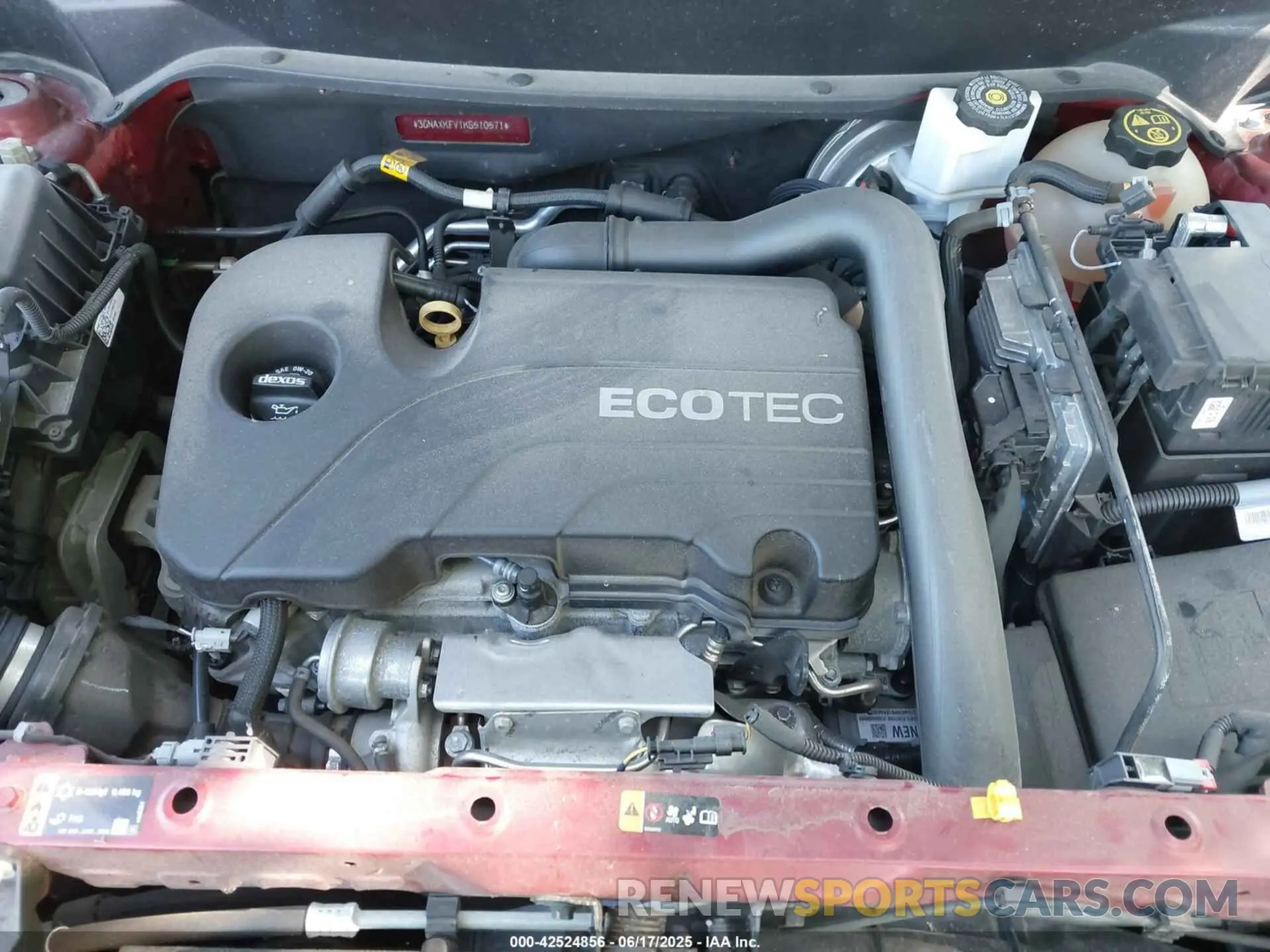 10 fotografías del automóvil dañado 3GNAXKEV1KS510571 CHEVROLET EQUINOX 2019