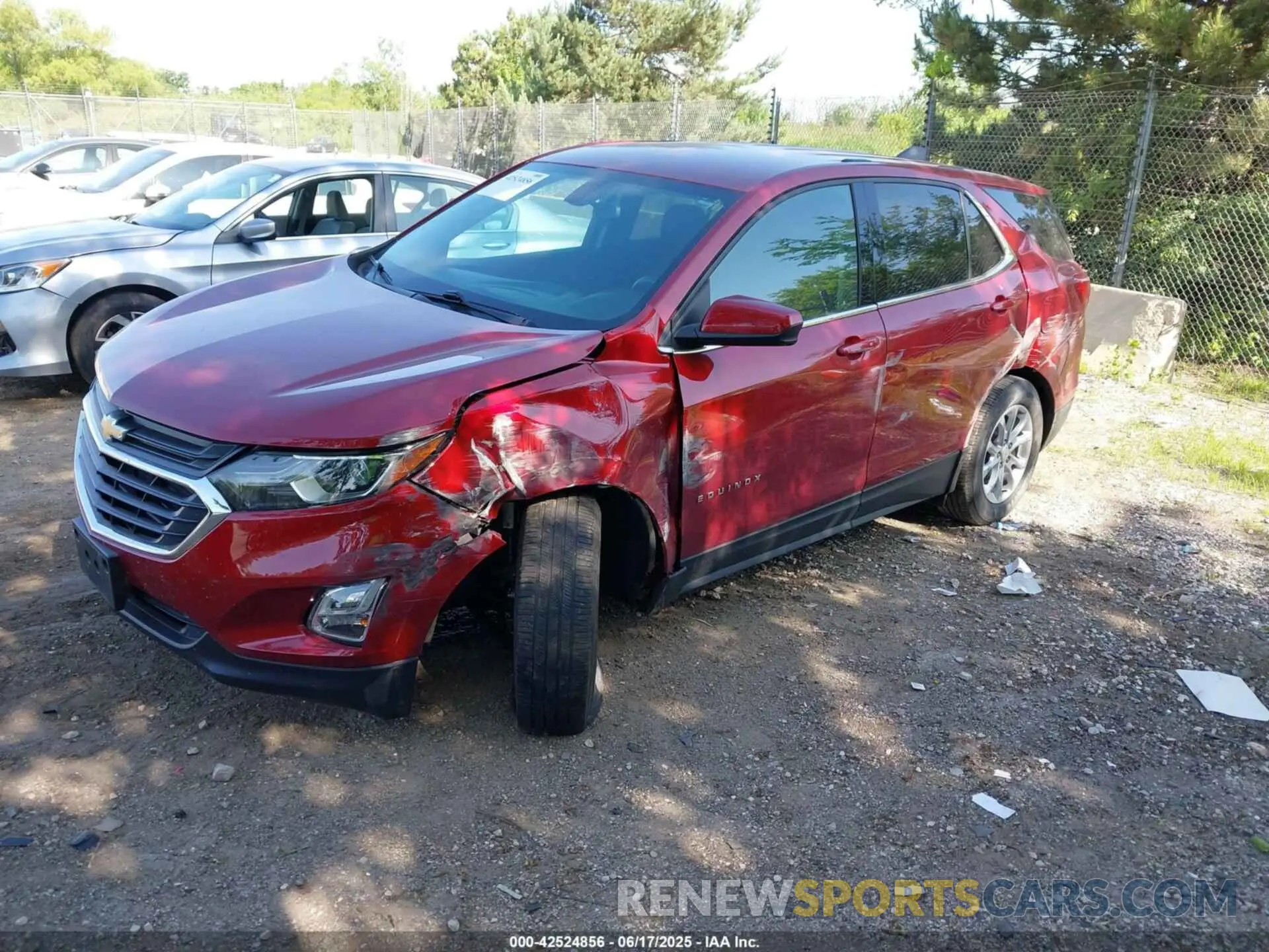 2 fotografías del automóvil dañado 3GNAXKEV1KS510571 CHEVROLET EQUINOX 2019