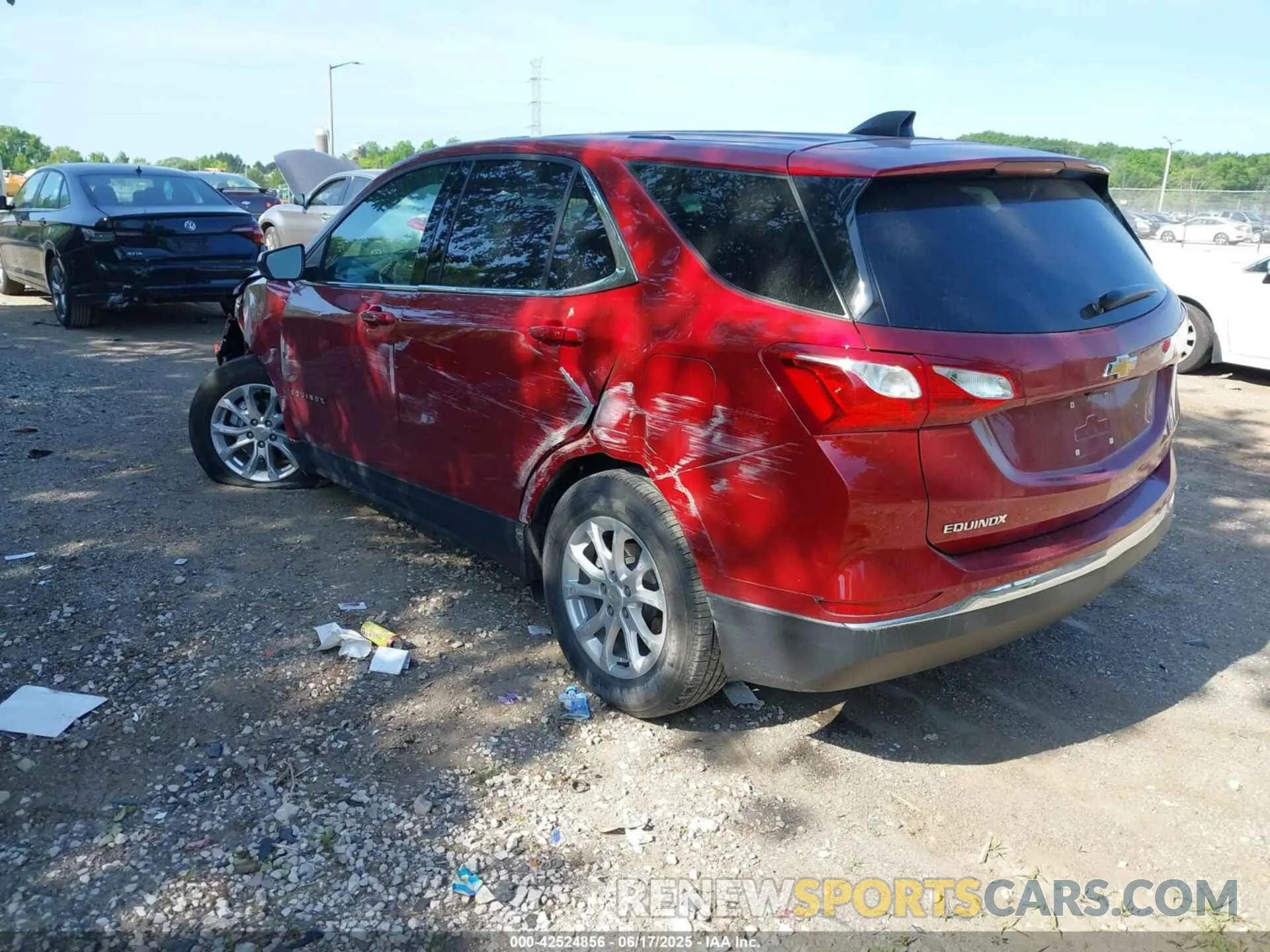 3 fotografías del automóvil dañado 3GNAXKEV1KS510571 CHEVROLET EQUINOX 2019