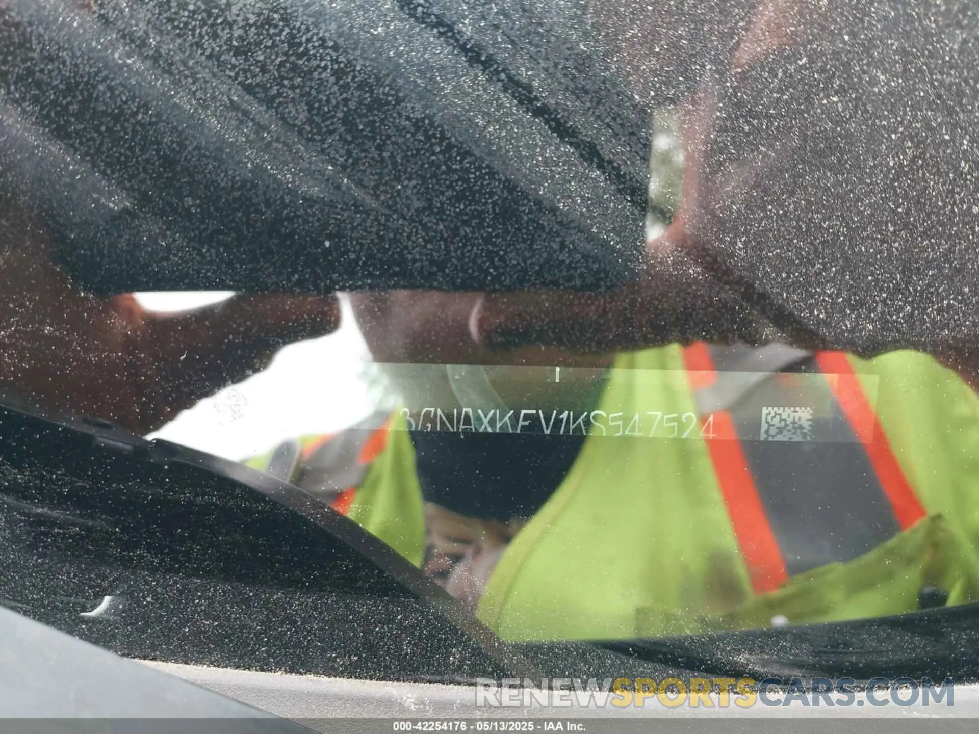 17 fotografías del automóvil dañado 3GNAXKEV1KS547524 CHEVROLET EQUINOX 2019