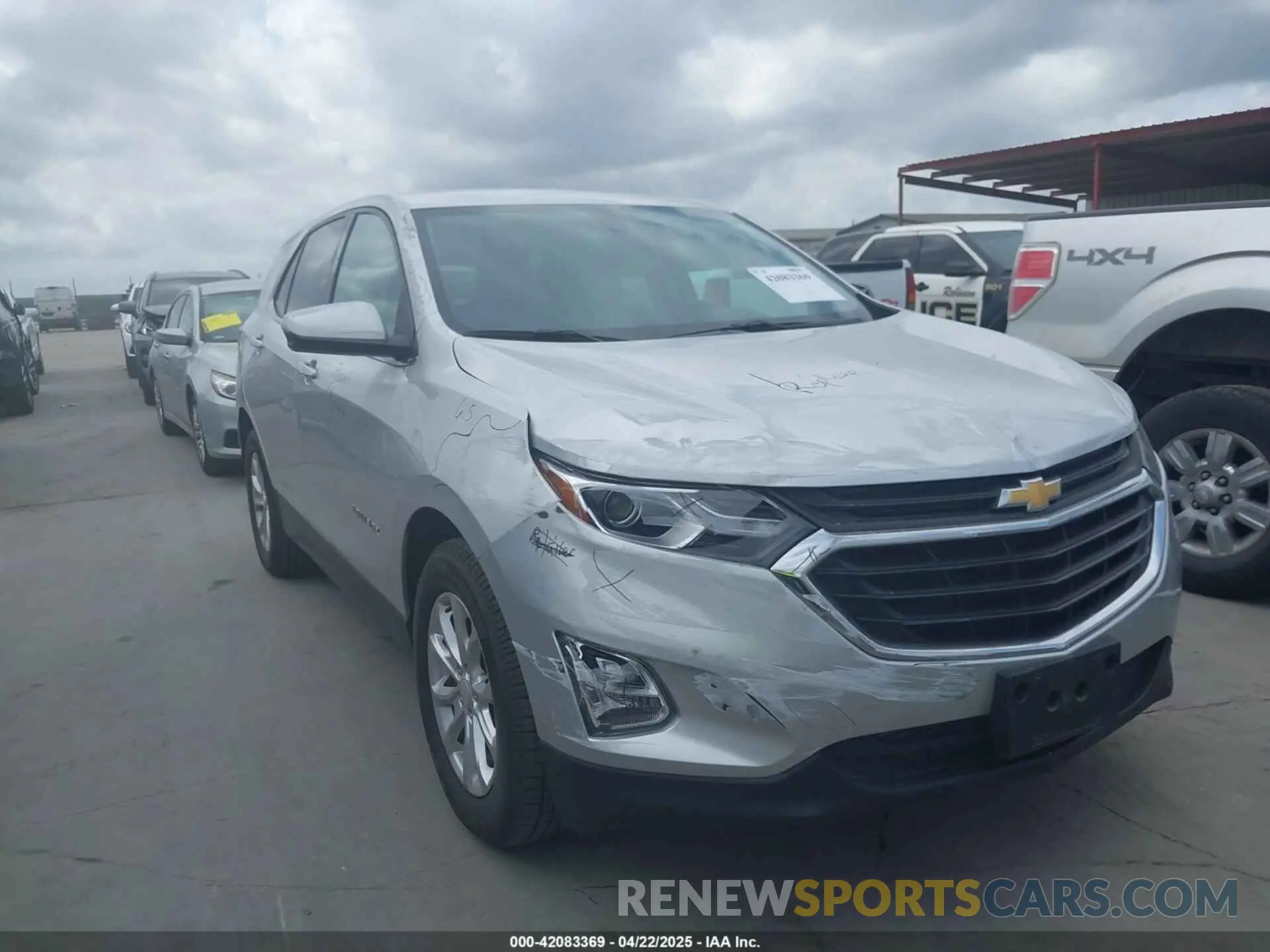 1 fotografías del automóvil dañado 3GNAXKEV1KS669025 CHEVROLET EQUINOX 2019