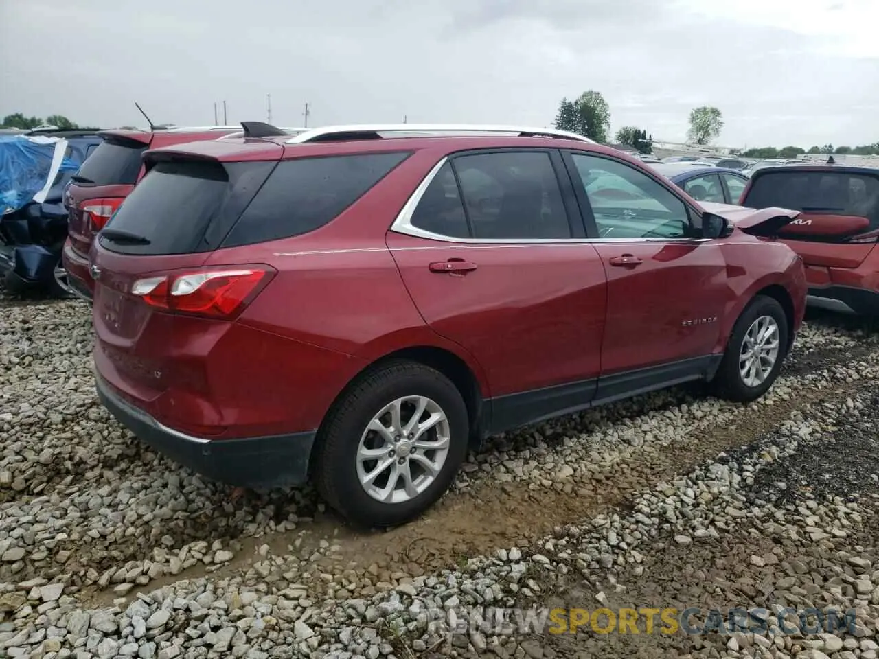 3 fotografías del automóvil dañado 3GNAXKEV2KL154495 CHEVROLET EQUINOX 2019