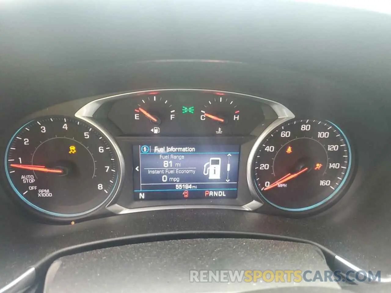 9 fotografías del automóvil dañado 3GNAXKEV2KS621453 CHEVROLET EQUINOX 2019
